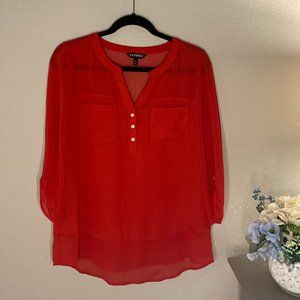 EXPRESS Red Blouse